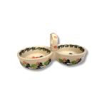 031 Bunzlau Dubbel Schaaltje 3219 023 Ribbel Schalen Ø 12 cm